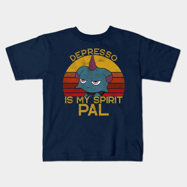 Despresso is My Spirit Pal - Vintage Kids T-Shirt by Polomaker